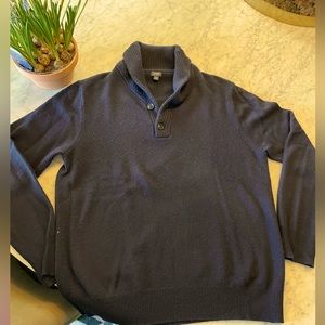 JCrew Men’s Cowl Neck Sweater | Navy